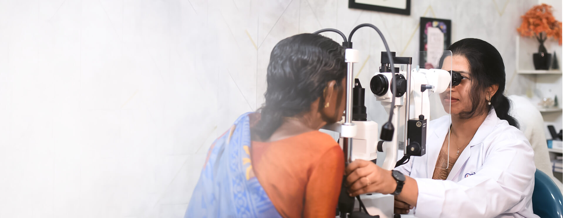 patient eye examination